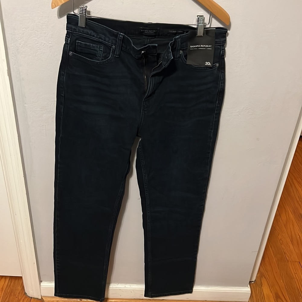 Banana Republic jeans. Hi-Rise, Straight, Ankle. 30L. With tags